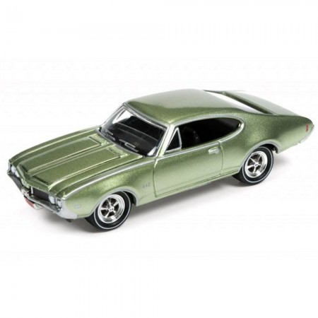 Carro Johnny Lightning Muscle Cars - Oldsmobile Cutlass 442 Jlmc002c - Ano 1969 - Escala 1/64