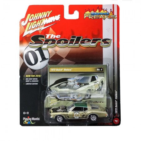 Carro Johnny Lightning The Spoilers - Buick Riviera Jlsf001a - Ano 1972 - Escala 1/64