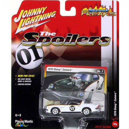 Carro Johnny Lightning The Spoilers - Chevy Camaro Jlsf001a - Ano 1976 - Escala 1/64