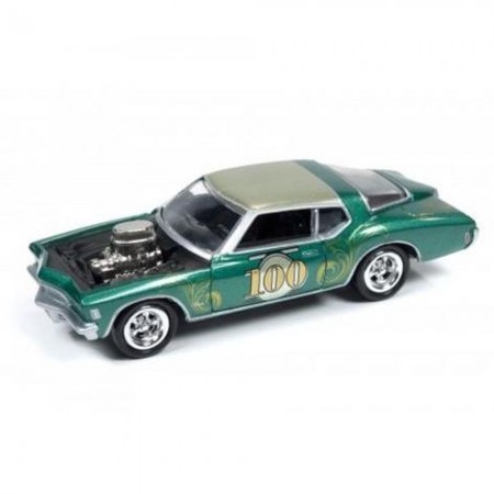 Carro Johnny Lightning The Spoilers - Buick Riviera Jlsf001b - Ano 1972 - Escala 1/64