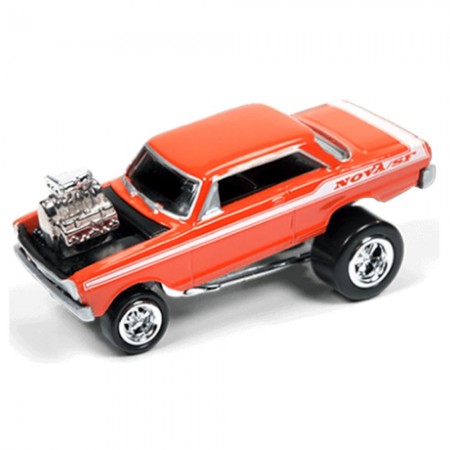 Carro Johnny Lightning Zingers - Chevy Nova Jlsf001b - Ano 1963 - Escala 1/64