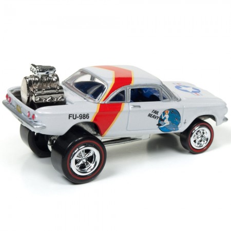Carro Johnny Lightning Zingers - Chevy Corvair Jlsf003b - Ano 1962 - Escala 1/64