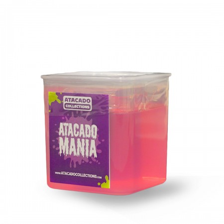 Slime Atacado Mania - Clear Rosa - Zlyme