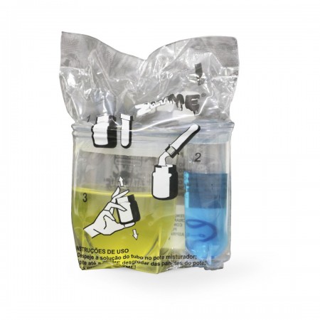 Slime Atacado Mania - Kit Amarelo Com Azul - Zlyme