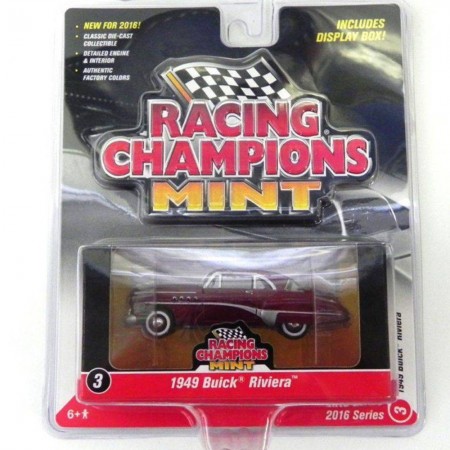 Carro Racing Champions - Buick Riviera Rc001a - Ano 1949 - Escala 1/64