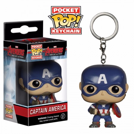 Chaveiro Funko Pop Keychain Avengers Captain America
