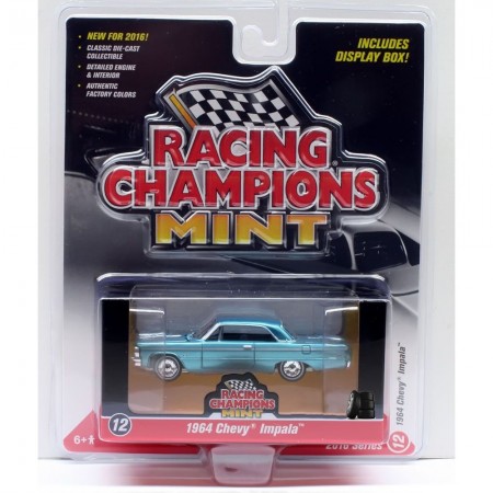 Carro Racing Champions - Chevy Impala Green Rc002b - Ano 1964 - Escala 1/64