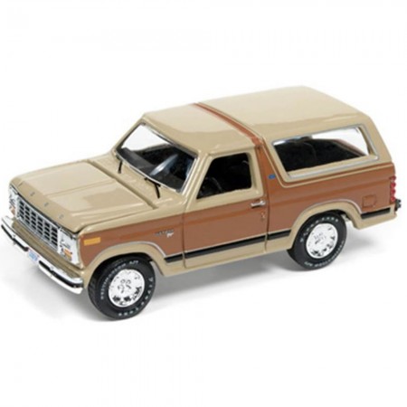 Carro Racing Champions - Ford Bronco Marrom Rc002a - Ano 1980 - Escala 1/64