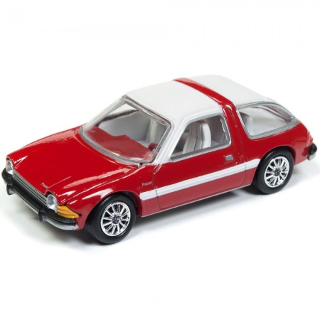 Carro Racing Champions - Amc Pacer  Red And White Rc008a - Ano 1977 - Escala 1/64