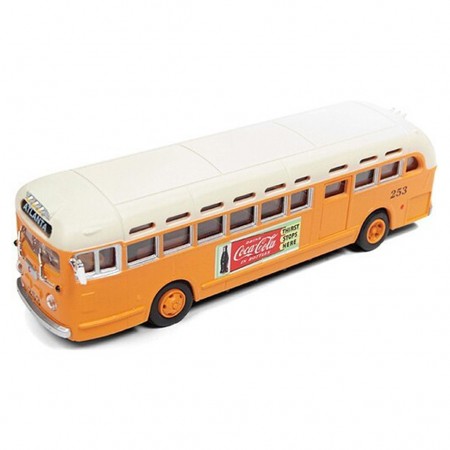 nibus Mini Metals Coke - Gmc Tdh-3610 Atlanta Transit Bus Coca Cola  32316 - Escala 1/87