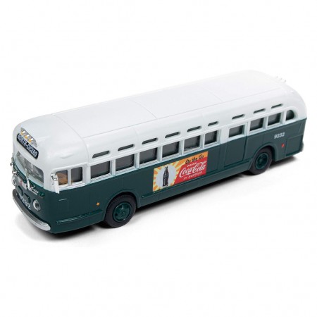 nibus Mini Metals Coke - Gmc Tdh-3610 Chicago Transit Bus Coca Cola 32317 - Escala 1/87