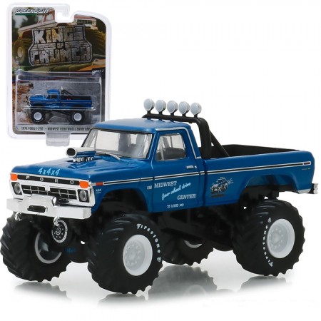 Carro Greenlight Kings Of Crunch - Ford F-250 Midwest  49030-a - Ano 1974 - Escala 1/64