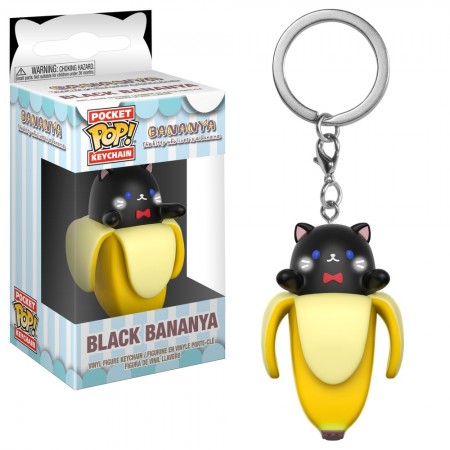 Chaveiro Funko Pop Keychain Bananya Black Bananya