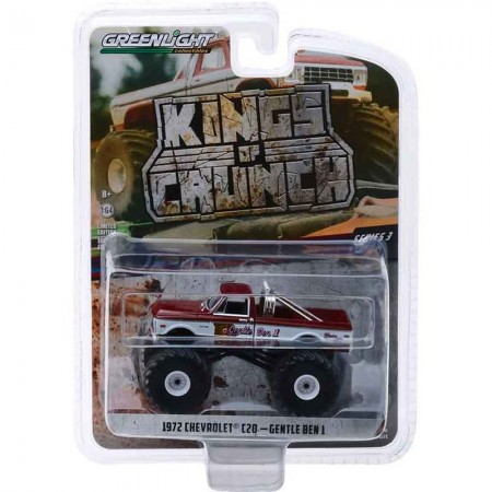 Carro Greenlight Kings Of Crunch - Chevrolet C20 49030-f - Ano 1972 - Escala 1/64