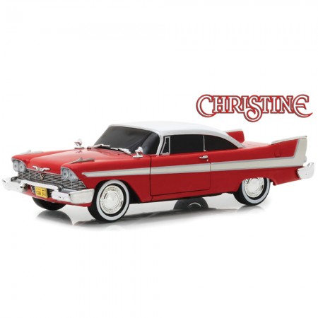 Carro Greenlight Hollywood Christine - Plymouth Fury Evil Version Ano 1958 - Escala 1/24 (84082)