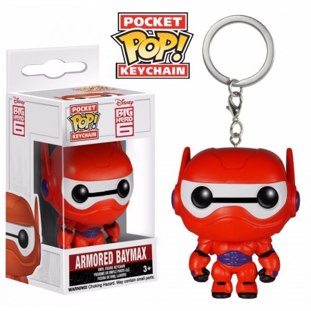 Chaveiro Funko Pop Keychain Big Hero 6 Armored Baymax