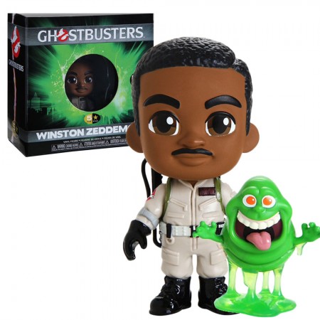 Boneco Funko 5 Star Ghostbusters - Winston Zeddemore And Slimer