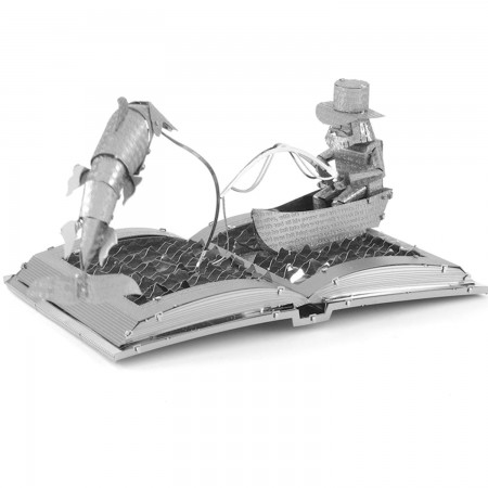 Miniatura de Montar Metal Earth - The Old Man And The Sea - Book Sculpture Mms117