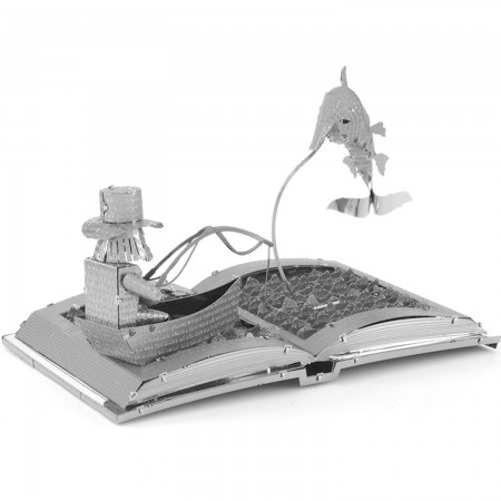 Miniatura de Montar Metal Earth - The Old Man And The Sea - Book Sculpture Mms117