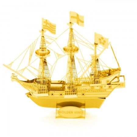 Miniatura de Montar Metal Earth - Gold Golden Hind Mms049g