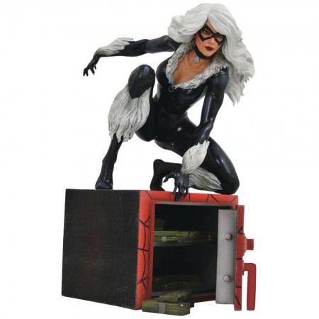 Esttua Diamond Select Marvel Gallery - Black Cat Comics Diorama 29257