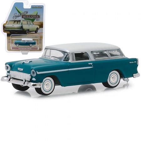 Carro Greenlight Estate Wagons - Chevrolet Nomad 29950a - Ano 1955 - Escala 1/64