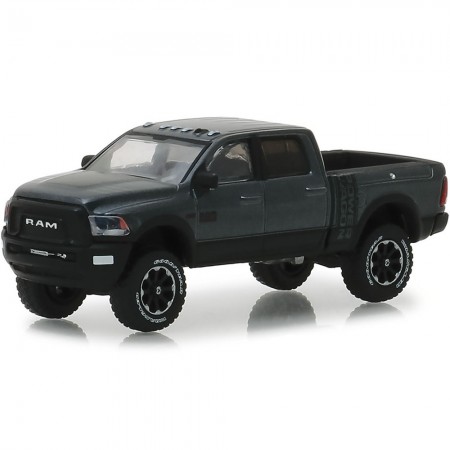 Carro Greenlight - Dodge Ram 2500 Power Wagon Granite Crystal 30015 - Ano 2018 - Escala 1/64