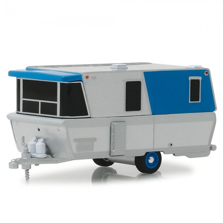Trailer Greenlight Hitched Homes - Holiday House 34060-c - Ano 1961 - Escala 1/64