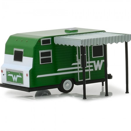 Trailer Greenlight Hitched Homes - Winnebago 216 34060-d - Ano 1965 - Escala 1/64