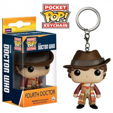 Chaveiro Funko Pop Keychain Doctor Who Fourth Doctor