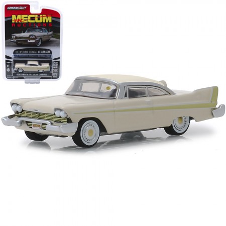 Carro Greenlight Mecum Auctions - Plymouth Fury Golden Cammando 37170-b - Ano 1958 - Escala 1/64