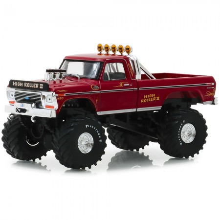 Carro Greenlight High Roller Ii - Ford F-250 Monster Truck 86162 - Ano 1979 - Escala 1/43