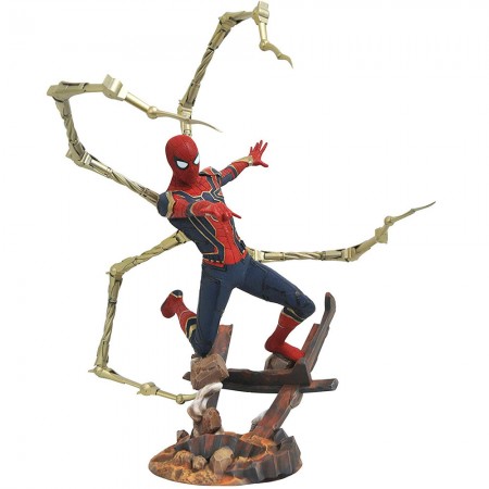 Esttua Diamond Select Marvel Premier Collection Avengers Infinity War - Iron Spider Resin Statue 82859