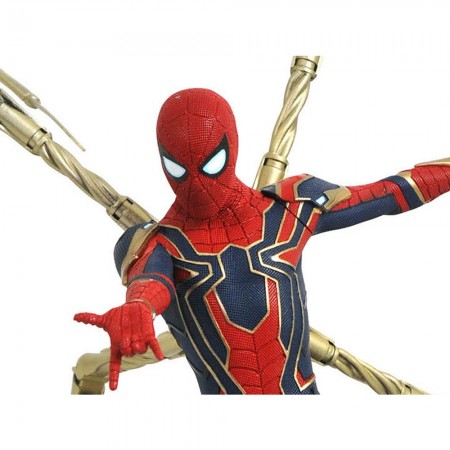 Esttua Diamond Select Marvel Premier Collection Avengers Infinity War - Iron Spider Resin Statue 82859