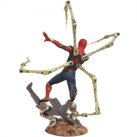 Esttua Diamond Select Marvel Premier Collection Avengers Infinity War - Iron Spider Resin Statue 82859