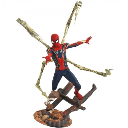 Esttua Diamond Select Marvel Premier Collection Avengers Infinity War - Iron Spider Resin Statue 82859
