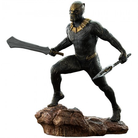 Esttua Diamond Select Marvel Gallery - Black Panther Killmonger Pvc Diorama 82848