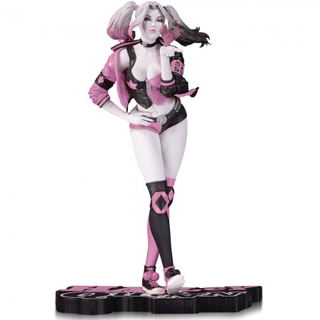 Estátua Dc Collectibles Pink, White & Black - Harley Quinn Valentine's Variant 35923
