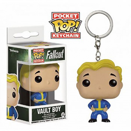 Chaveiro Funko Pop Keychain Fallout Vault Boy
