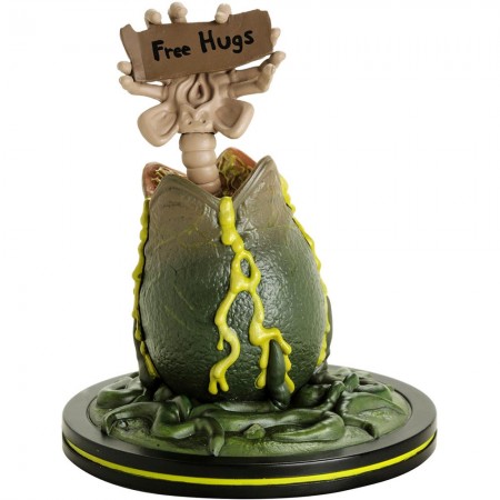 Esttua Quantum Mechanix Q-fig Alien - Facehugger Diorama