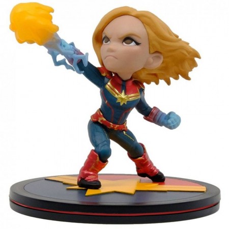 Esttua Quantum Mechanix Q-fig Marvel - Captain Marvel