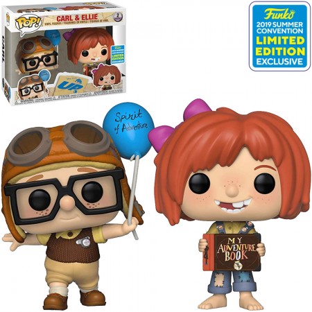 Funko Pop Disney Up! Exclusive Sdcc 2019 - Carl And Ellie (2 Pack)