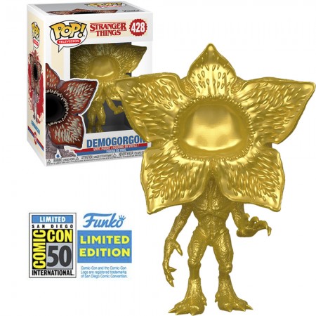 Funko Pop Television Stranger Things S3 Exclusive Sdcc 2019 - Demogorgon Gold 428