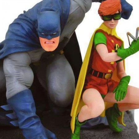 Esttua Diamond Select Dc Gallery The Dark Knight Returns - Batman And Robin 33520
