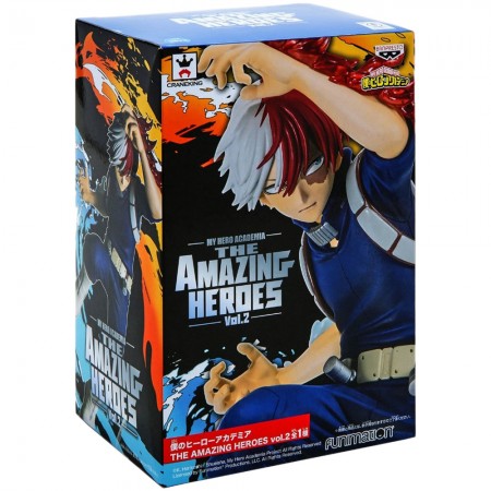 Esttua Banpresto My Hero Academia The Amazing Heroes Vol. 2 - Shoto Todoroki 2267