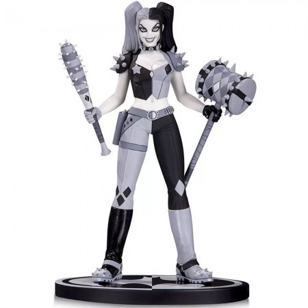 Estátua Dc Collectibles Batman Black & White - Harley Quinn By Amanda Conner 46137