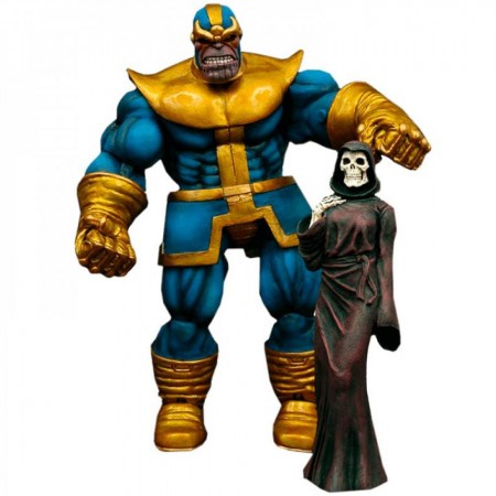 Boneco Diamond Select Marvel Select - Thanos And Death 7799