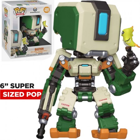Funko Pop Games Overwatch S5 - Bastion  489 Super Sized 6