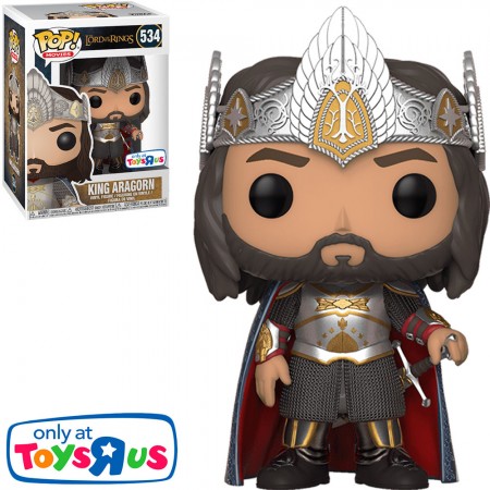 Funko Pop Movies Lord Of The Rings - Exclusive - King Aragorn 534