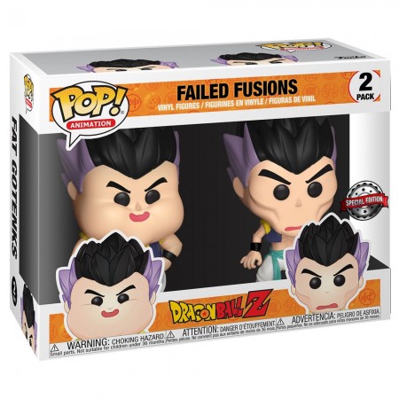 Bonecos Funko Pop Dragon Ball Z Exclusive - Failed Fusions Gotenks 2pack